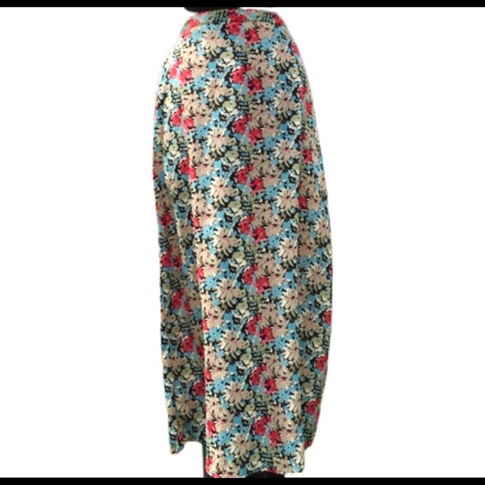 Full length floral skirt
